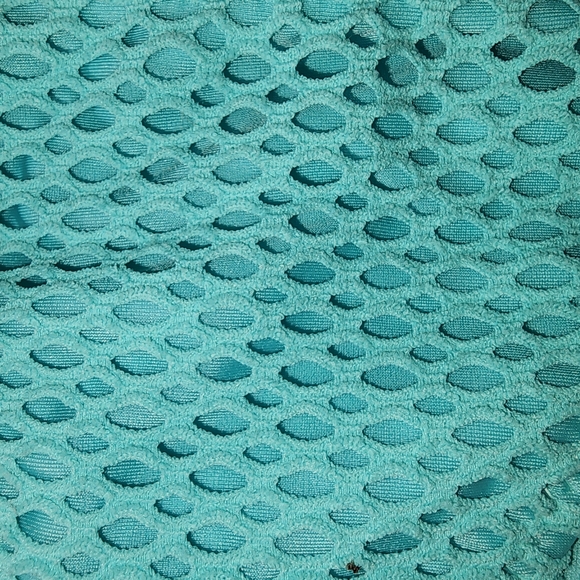 Small Aqua Volcom Love & Haight Mesh Bikini Bottoms - Picture 6 of 8